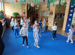 Projekt unijny POSE "Zabawy ruchowe w zdrowym stylu" zajęcia 5
