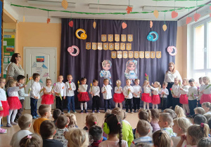 Uroczysty występ.