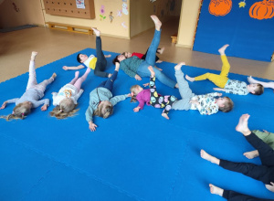 Projekt unijny POSE "Zabawy ruchowe w zdrowym stylu" zajęcia 2