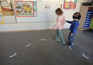 Zajęcia o niewidomych.