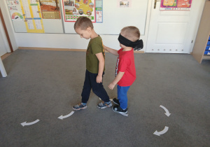 Zajęcia o niewidomych.