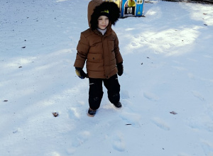 Zimowe zabawy na śniegu