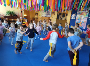 Projekt unijny POSE "Zabawy ruchowe w zdrowym stylu" zajęcia 4